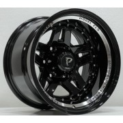 BK 936 15X10 6X139.7 ET-44 MAT BLACK LIP MACHINED